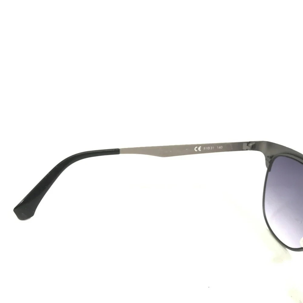 Calvin Klein Jeans Sunglasses CKJ114S 006 Gray Round Frames with Purple Lenses